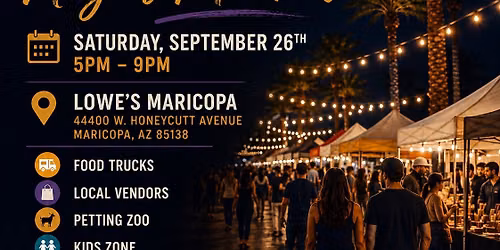 Maricopa Night Market- Fall Edition