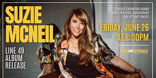 Suzie McNeil: Line 49 Album Release at The Westdale