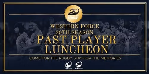 Western Force 20th Season Past Player Luncheon