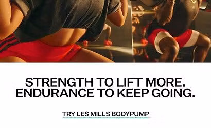 Special Sessions: LesMills BodyPump & Shapes classes- Experience energy. Feel the results..