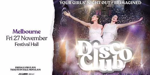 DISCO CLUB at Festival Hall (Licensed, 18+)