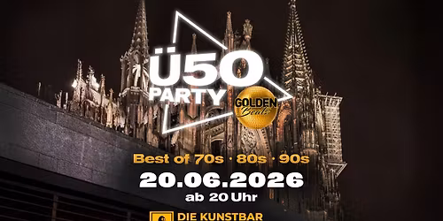 Golden Beats \u2013 \u00dc50 Party in der Kunstbar