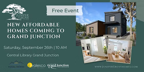 Juniper Grove Homes Affordable Homebuyer Information Session