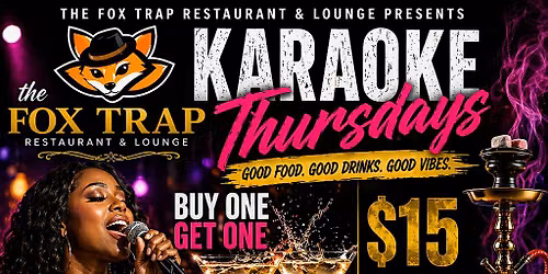KARAOKE THURSDAYS | BOGO FREE MARTINIS  | FOOD | HOOKAH