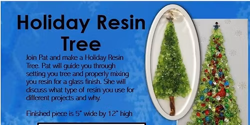 Holiday Resin Tree $22.00