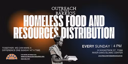 Homeless Food and Resources Distribution with Outreach In The Barrio