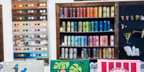 NEW DIY MINIS: Canvas or Wood Workshop: Ages 6 & up welcome!