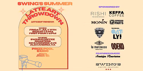 Swing's Annual Latte Art Throwdown
