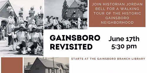 Gainsboro Revisited Walking Tour