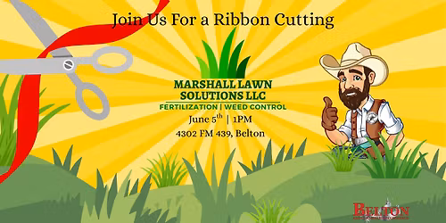 Marshall Lawn Solutions Ribbon Cutting Celebration