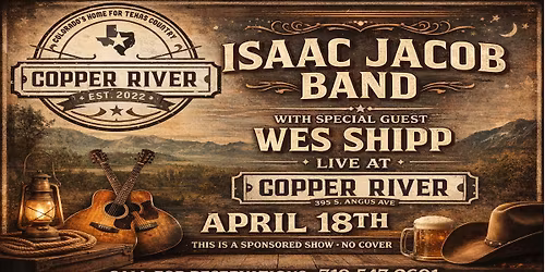 Isaac Jacob Band w\/special guest Wes Shipp