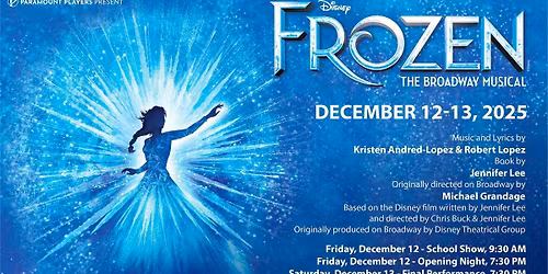 Disney's Frozen - The Musical - Ashland