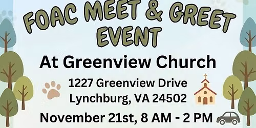 Foac Meet & Greet @Greenview Church