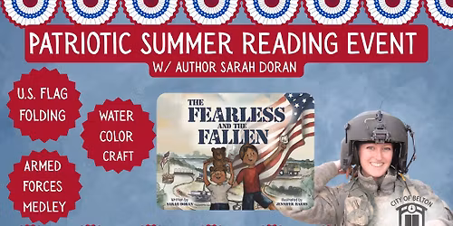 Patriotic Summer Reading Event featuring Sarah Doran! 