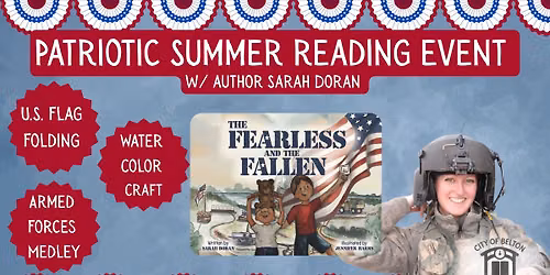 Patriotic Summer Reading Event featuring Sarah Doran! 