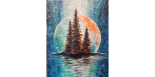 Evergreen Moon - Paint and Sip in Sacramento | Classpop!\u2122