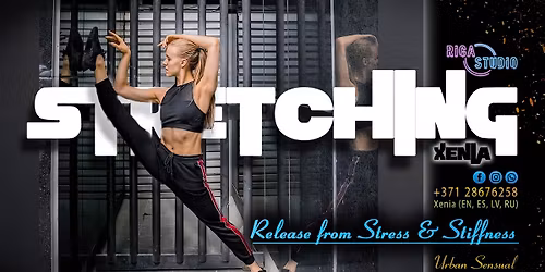 Stretch, Release & De-stress \u2013 Stiep\u0161an\u0101s | with Xenia at Riga Studio