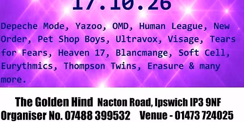 The DTP Experience do an Electronic 80's Club Night