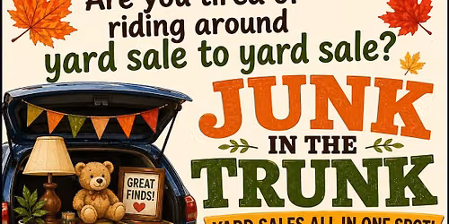 Junk in the Trunk Sale