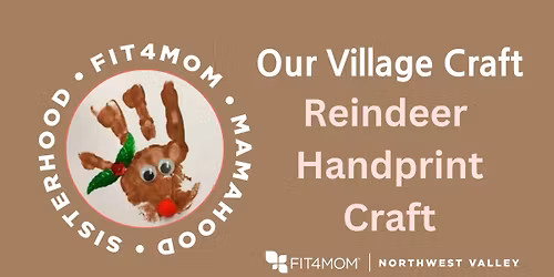 Norterra Craft- Reindeer Handprint Craft