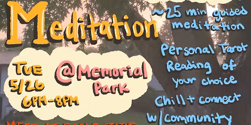 Tarot and Guided Meditation at the Park