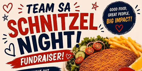 Team SA Schnitzel Night Fundraiser