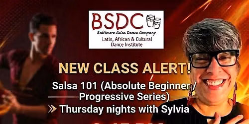 Absolute Beginner Salsa Lessons! New Fall Series! Thursdays @8:45pm!