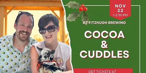 Cocoa & Cuddles with Baby Goats at Fitzhugh Brewing