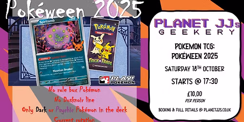 Pokemon TCG: Pokéween 2025