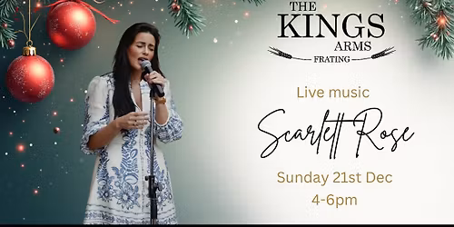 Scarlet Rose is playing live.  