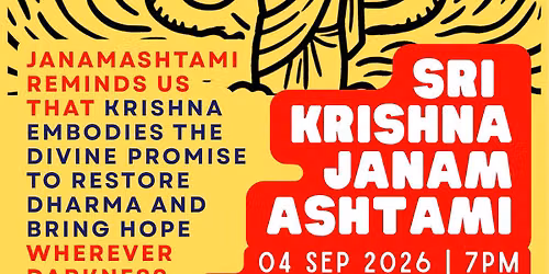 SRI KRISHNA JANAMASHTAMI 2026