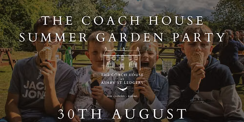 THE COACH HOUSE SUMMER GARDEN PARTY