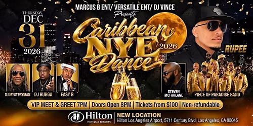 Caribbean NYE Dance 2026 ft. Soca Superstar RUPEE Live