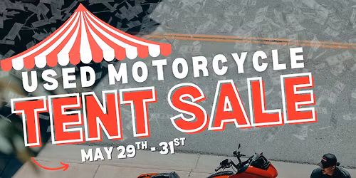 Used Motorcycle Tent Sale 