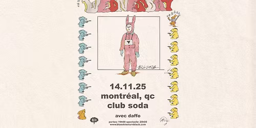 COMPLET \/\/ SOLD OUT - WEDNESDAY - Montr\u00e9al