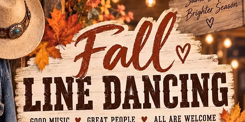 October 6th Line Dance Lessons