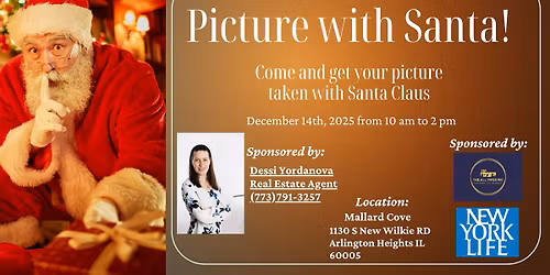 Picture with Santa \u2013 sponsored by Dessi Yordanova and All Pipes