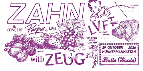 ZAHN + zeug + Lvft | Noise -Kraut - Post-Punk - Dronepunk \u25e5\u25e3 H\u00fchnermanhattan, Halle