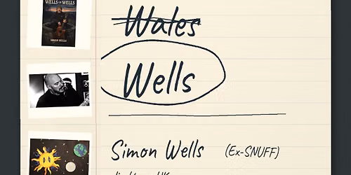 Simon Wells (Ex-SNUFF) live im EASTWOOD \u2013 Support: Mace Teller