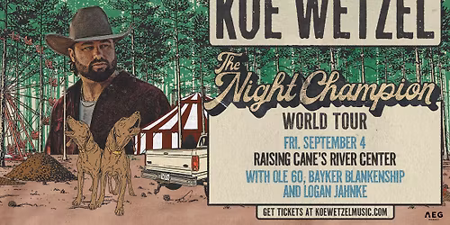 Koe Wetzel: The Night Champion World Tour