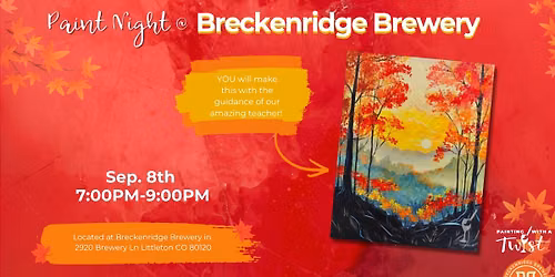 Paint Night at Breckenridge Brewery