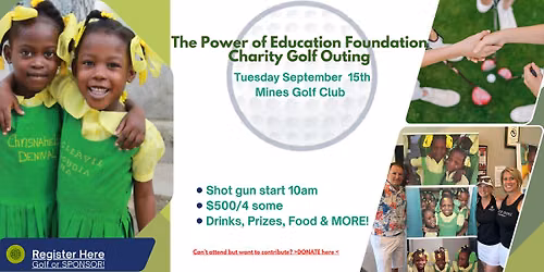 The Power of Education Foundation Charity Golf Outing