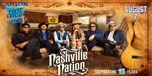 Downtown Canton Ga First Friday with NASHVILLE NATION