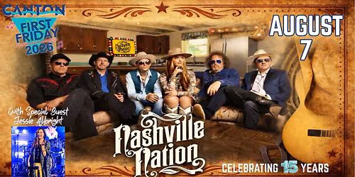 Downtown Canton Ga First Friday with NASHVILLE NATION