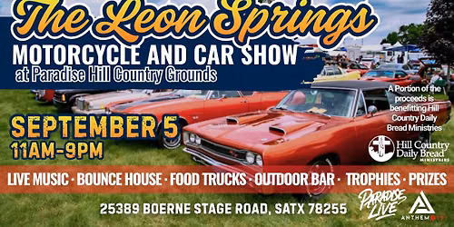 The Leon Springs Motorcycle and Car Show