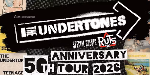 The Undertones 50th Anniversary Tour with special guest Ruts DC | Uppsala 