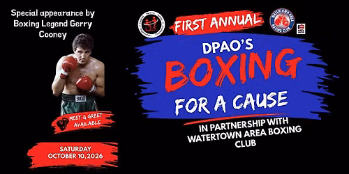 DPAO Boxing for a Cause in partnership with Watertown Area Boxing Club