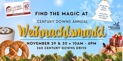 Century Downs Annual Christmas Market.... The Weihnachtsmarkt