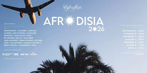 AFRODISIA 2026 |  CAFE DEL MAR SYDNEY | JAN 9