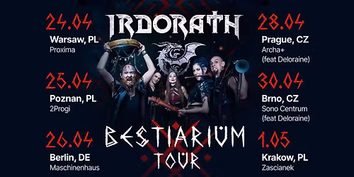 Irdorath Bestiarium Tour - Warsaw, Special Guest - Furda